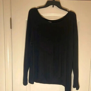 a new day Knit Pullover Sweater Women XL Black Long Sleeve